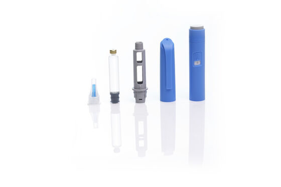 Bút tiêm tự động bằng nhựa và thép không gỉ cấp y tế với rút kim tự động và thời hạn sử dụng 24 tháng